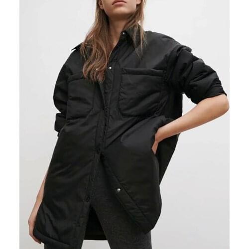 Womens Parka Coat Thin Oversized Shirt New Style Jacket Viper Long Sleeve Army Green Jacket Coat Clothing Big Pocket Coat