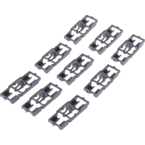 10Pcs Lower Door Weatherstrip Plastic Seal Retainer Clip Front Rear for bmw X5 E53 MOLE