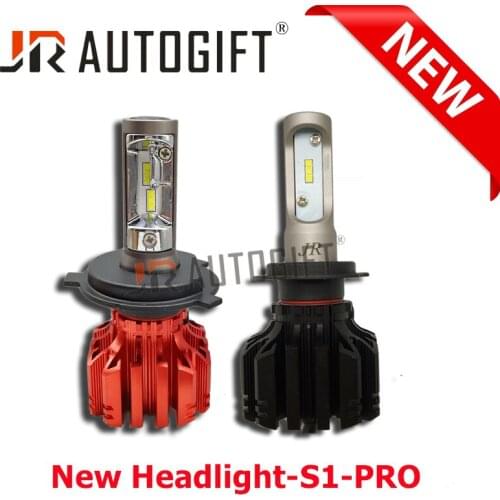 2xNewest Car styling H7 9005 9006 S1 H3 H1 H8 H11 Auto Led Bulb Car Headlight Kit CSP Chip Single Beam 8000LM fanless Car Lights