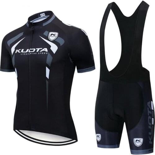 2022 Kuota Summer Men Cycling Jersey Short Sleeve Set Maillot bib shorts Pro Team Bicycle Clothes Breathable Shirt Clothing Suit