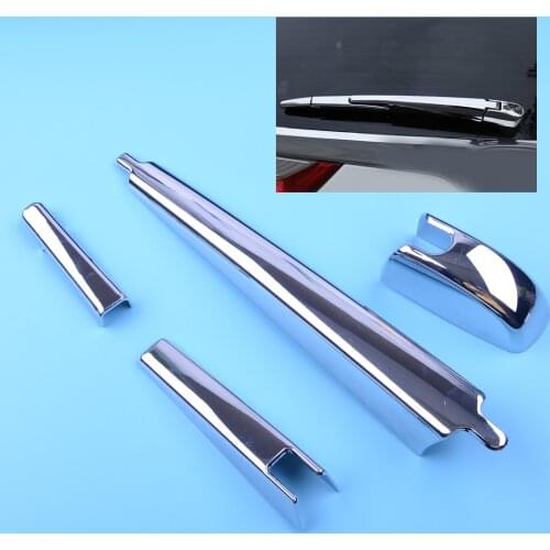4pcs Car Chrome Rear Window Windscreen Rain Wiper Arm Blade Cover Trim For Jeep Cherokee KL 2014 2015 2016 2017 2018 2019