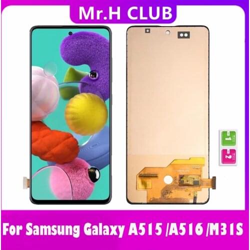 6.5" INCELL A51 For Samsung Galaxy A51 A515 Lcd Display Touch Screen Digitizer Assembly Parts For Samsung A515 A515FN/DS A515F