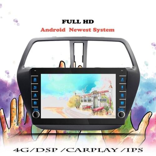 Multimedia Player Auto Car Radio Carplay For Suzuki SX4 2 S-Cross 2012 2013 2014 2015 2016 Android Navigation GPS DVD Head Unit