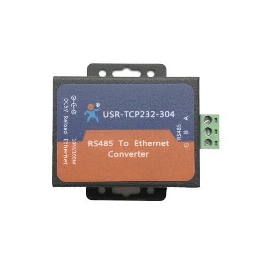 Free shipping USR-TCP232-304 Serial RS485 to TCP/IP Ethernet Server Converter Module with Built-in Webpage DHCP/DNS Supported