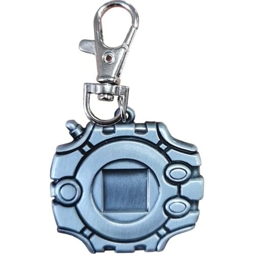Digimon digivice keychain cool nostalgic anime game jewelry