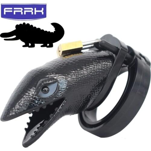 Male Penis lock Male Chastity Device With 5 Penis Rings Penis Sleeve BDSM Sex Toys For Men Gay Cock Cage Chastity Belt