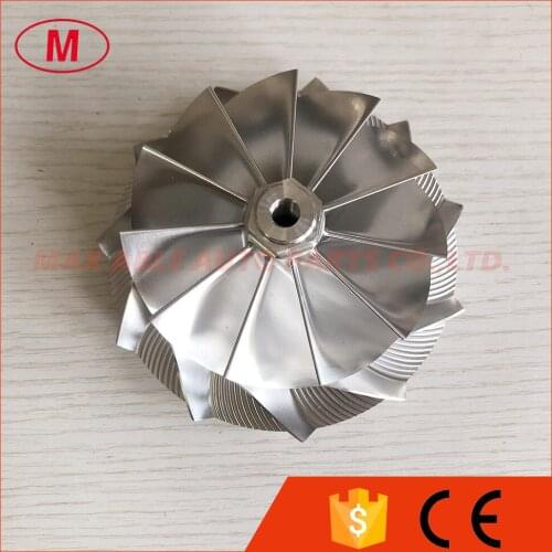GTA4510 11+0 blades 85.00/110.00mm high performance turbocharger billet/milling/aluminum 2618 compressor wheel