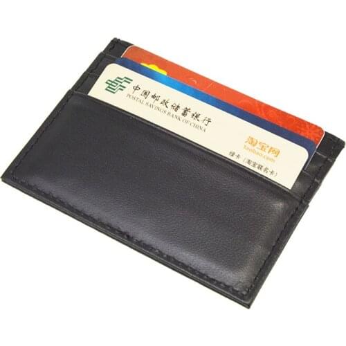 Cowhide Genuine Leather men Alligator Flat Wallet Business Card Holder Crocodile Cross Pattern Pickup Package Bus id card Case