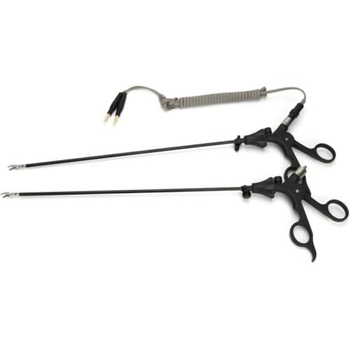 Laparoscopic Bipolar Forceps with Cable, Reusable Bipolar Coagulation Maryland Forceps