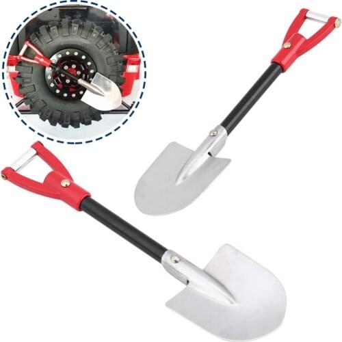 Metal Shovel Simulation Decorative Tool Spade body accessory for 1:10 RC Crawler Car RC Shovel RC Accessory