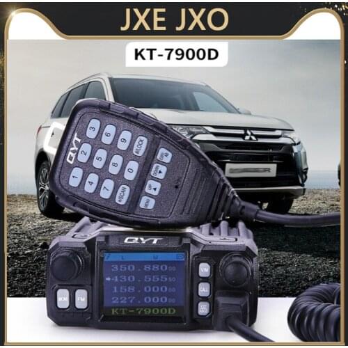 Mini Mobile Radio KT7900D Quad Band Quad standby 136-174MHz/220-260MHz/350-390MHz/400-480MHZ Car 4 Bands CB Radio