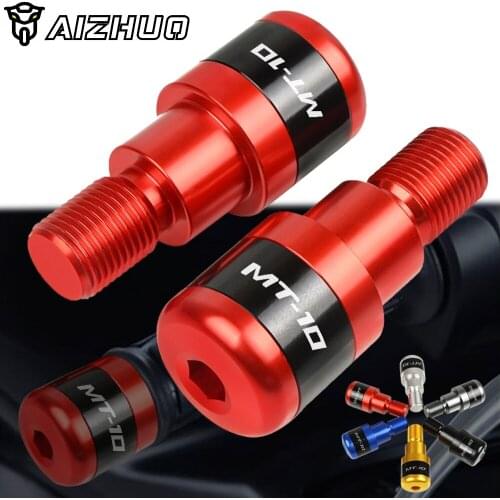 MT-10 FZ 10 Motorcycles Accessories 7/8"22mm Handlebar Grips Plug Slider Handle Bar Ends FOR YAMAHA MT10 FZ10 2016 MT 10 FZ-10