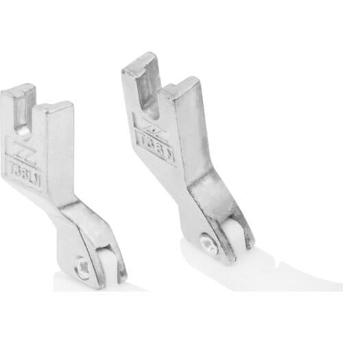 2Pcs Industrial Sewing Lockstitch Machine Presser Foot T36N T36LN Single Side Zipper Foot Fit For Brother Juki Sewing Machine