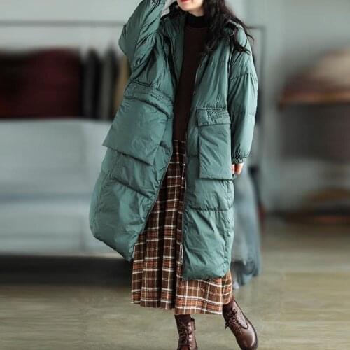 Женские модные пуховики QIAOXICUN China At AliExpress