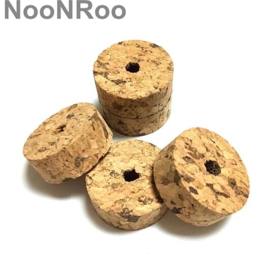 NooNRoo Rubber Cork Ring ( 10pcs / bag ) 1 1/4" x 1/2" x 1/4" with a Hole fishing rod Repair Components