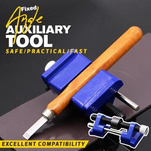 Manual Sharpener Angle Fixer Sharpening Honing Plane Iron Planers Fixed Angle Auxiliary Tool Woodworking Chisel Angle Flat Tool