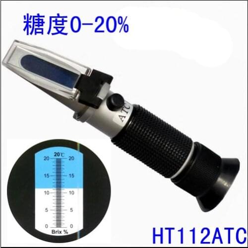 Handheld Brix Meter 0-20% Sugar Tester Salinity Meter Freezing Point Meter Seawater Hydrometer Handheld Refractometer