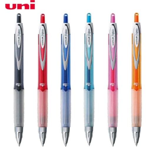 Uni Color Gel Pen UMN-207F Quick Dry Press Gel Pen Office Signature Pen 0.7mm Student Examination Pen