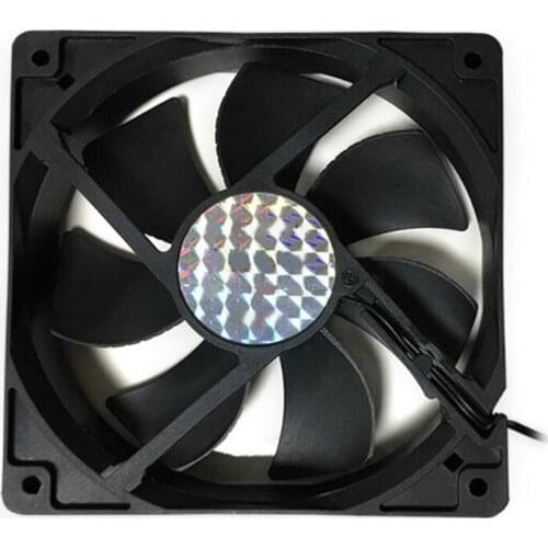120mm High Speeed Chassis Cooling Fan Double Ball Violent Fan 3000RPM 12V 0.5A Graphics Card Bracket Cooling Fan