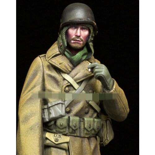 1/16 Resin Figures Model Kits WWII Infantry U.S. Unassambled Unpainted -537