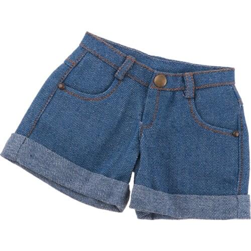 1/3 BJD Ball Jointed Doll Clothes - Fashion Cuffed Shorts Jeans Trousers Fit for Night Lolita Dollfie SD or Other 60CM Dolls