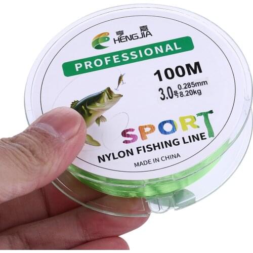 1pc Fishing Line 100M Super Strong Nylon Line Fishing Gear 1.0-8.0
