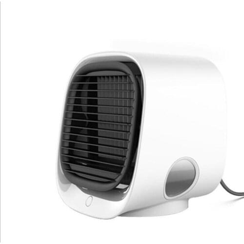 2020 new mini humidification air cooler portable desktop air conditioner fan USB negative ion air cooler fresh conditioner