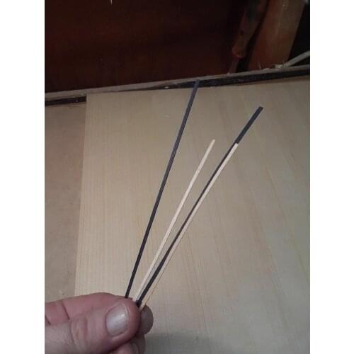 50pcs guitar strip marquetry luthier purfling binding inlay wood 810x0.5x1.5mm