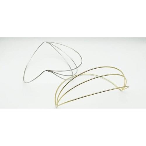 10PCS 1.8mm Four Layers Vintage Wire Headband For DIY Bridal Crown Metal Hair Hoops Handmade Hanfu Headpieces Hairdbands Tiara