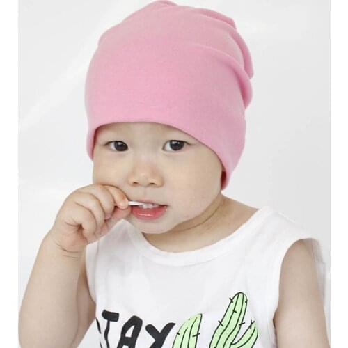 Kids Solid Beanies Toddler Infant Cotton Soft Hip Hop Hat Cap Beanie Children Keep Wam Hats Baby Boy Girl Cool Head Accesorries