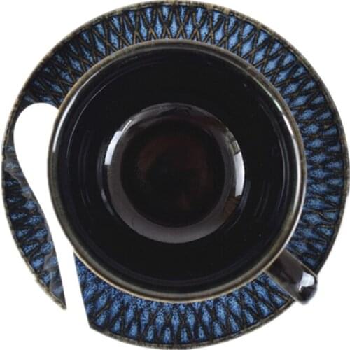 European Ceramic Coffee Cup Set Tea Vintage Tea Cups and Saucer Sets Turkish Royal Tazas De Ceramica Household Products QAB50BZ