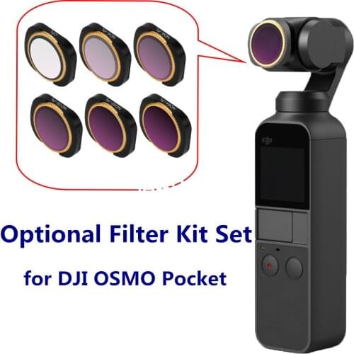 Sunnylife Gimbal Camera Lens Filter MCUV Adjustable CPL NDPL ND64-PL ND32-PL ND4 ND8 Filter for DJI OSMO POCKET Accessory 1 set