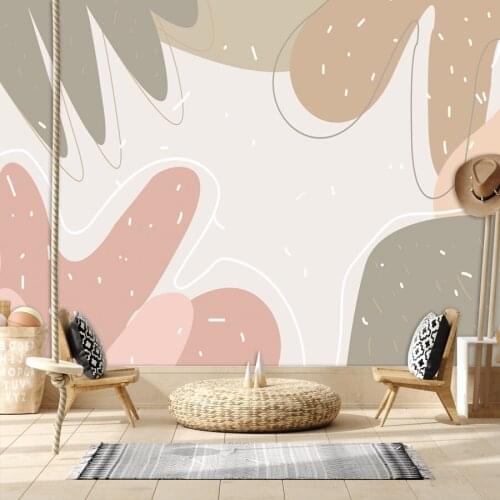 Cool Custom Wall Papers Home Decor 3d Floral Leaf Painting Photo Wallpapers for Living Room Bathroom Floor Removable Mural Rolls