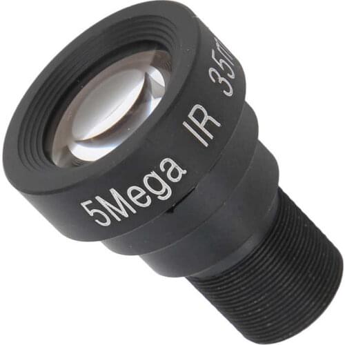 M12 Board Lens Wide-angle Webcam Lens Single Board Lens for Camera for Most Compatible Models