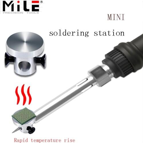 Mini Hot Plate Preheater Face Cables Rework Station Portable Handheld PCB Board Soldering Desoldering Heating Plate