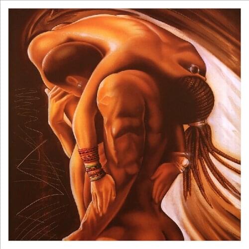 Nudes oilpainting prints art canvas picture nude lady and nude man painting picture free shipping home decor art