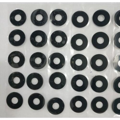 Wholesale Price 50PCS/Lot New Glass Material Back Rear Camera Lens with Sticker for Meizu MX4