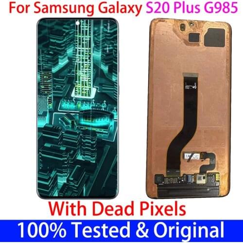 SUPER AMOLED S8 LCD with Frame for SAMSUNG Galaxy S8 G950 G950F Display Touch Screen Digitizer with three dead pixel