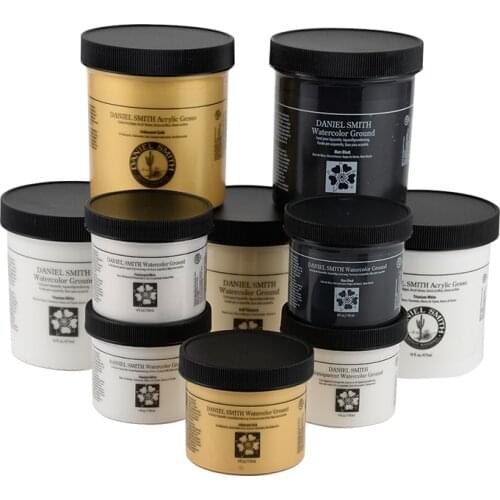 DANIEL SMITH Transparent Watercolor Ground Water-Based Primer Medium ,Acrylic Gesso ,Walunt Ink