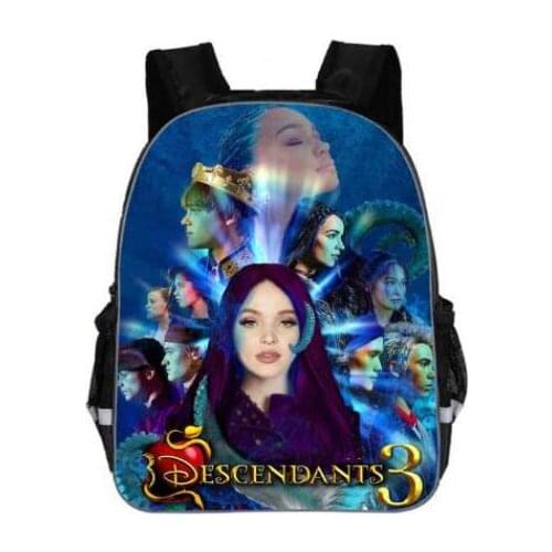 11/13/16 Inch Descendants 3D Print Backpack Back to School Bag For Boys Girls Kids Backpack Stylish Elementary Children Mochila