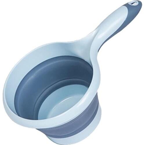 Silicone Collapsible Water Scoop Kitchen Gadgets Foldable Water Scoop for Water Bottle Liquid Transfer