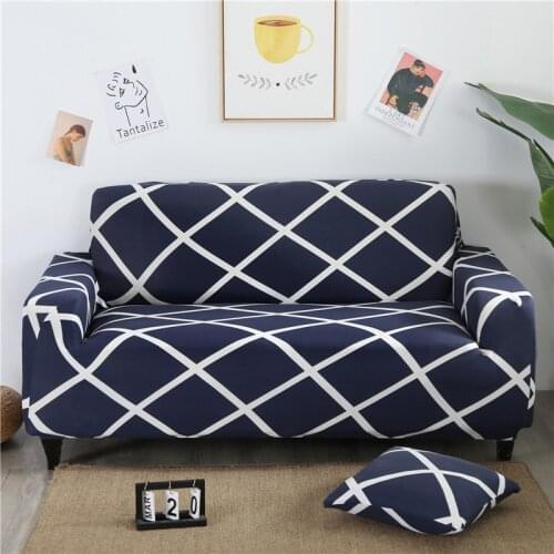 Spandex Couch Slipcovers Elastic Stretch Sofa Cover for Living Room Machine Washable 1/2/3/4-seater Sofa Covers