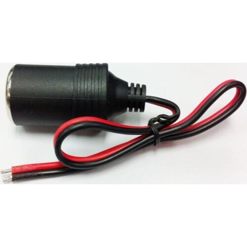 Car cigarette lighter socket cigarette lighter extension cable 10A 120W cigarette lighter maternal head wiring 0.3 m
