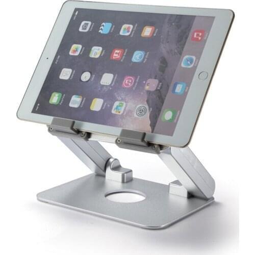 Hands Free Multifunctional Desktop With Cooling Fan Bedroom Reading Bracket Adjustable Angle Office Tablet Stand Aluminum Alloy