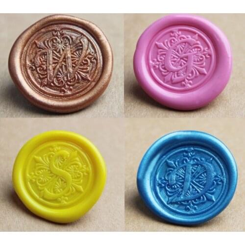 Vintage Wax Stamp Copper head Curlicue 26 Letters DIY Scrapbooking sealing stamp wedding/invitation/26 Alphabets gift seal YW