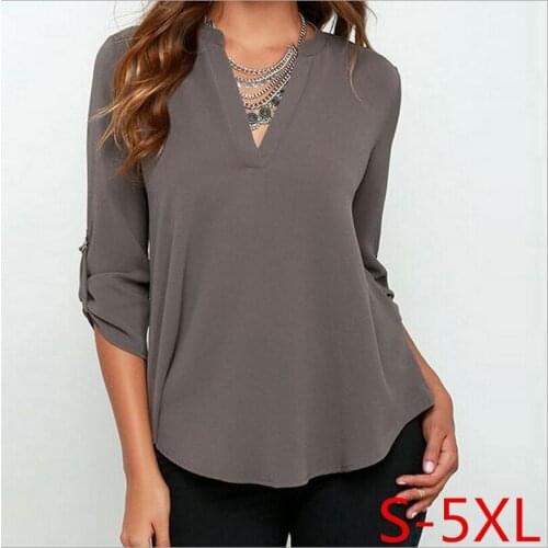 YL Womens Chiffon Blouses