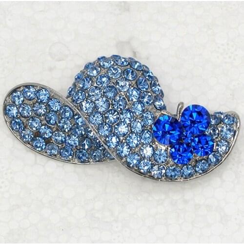 12pcs/lot Wholesale Sun Hat brooch Rhinestone Pin brooches C101971