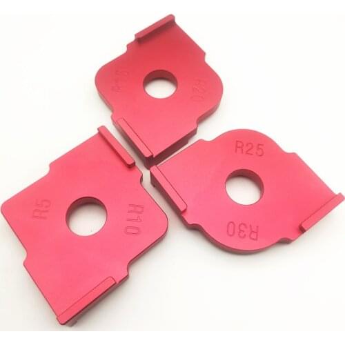 3pcs/set Wood Panel Radius Quick-Jig Router Table Bits Engraving Machine Trimmer Jig Corner Templates Kit