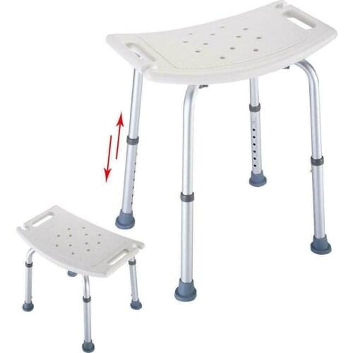300pcs wholesale Non-slip Bath Chair 6 Gears Height Adjustable Elderly Bath Tub Shower Chair Bench Stool Seat Safe Bathroom