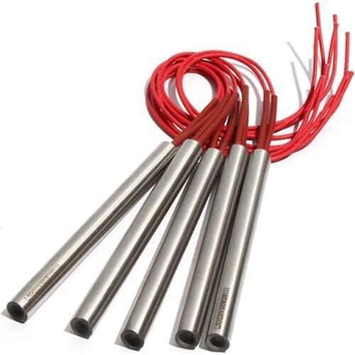 5PCS 16mm 165~185mm 201SUS Cartridge Heater Tubular Electric Mould 660W/680W/700W/720W/740W Heating Resistance Element